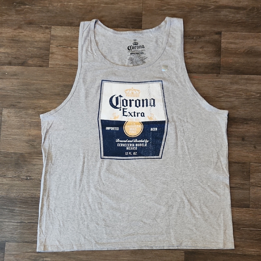 NWOT Ripple Junction Corona Beer Tank Top - Size 2XL